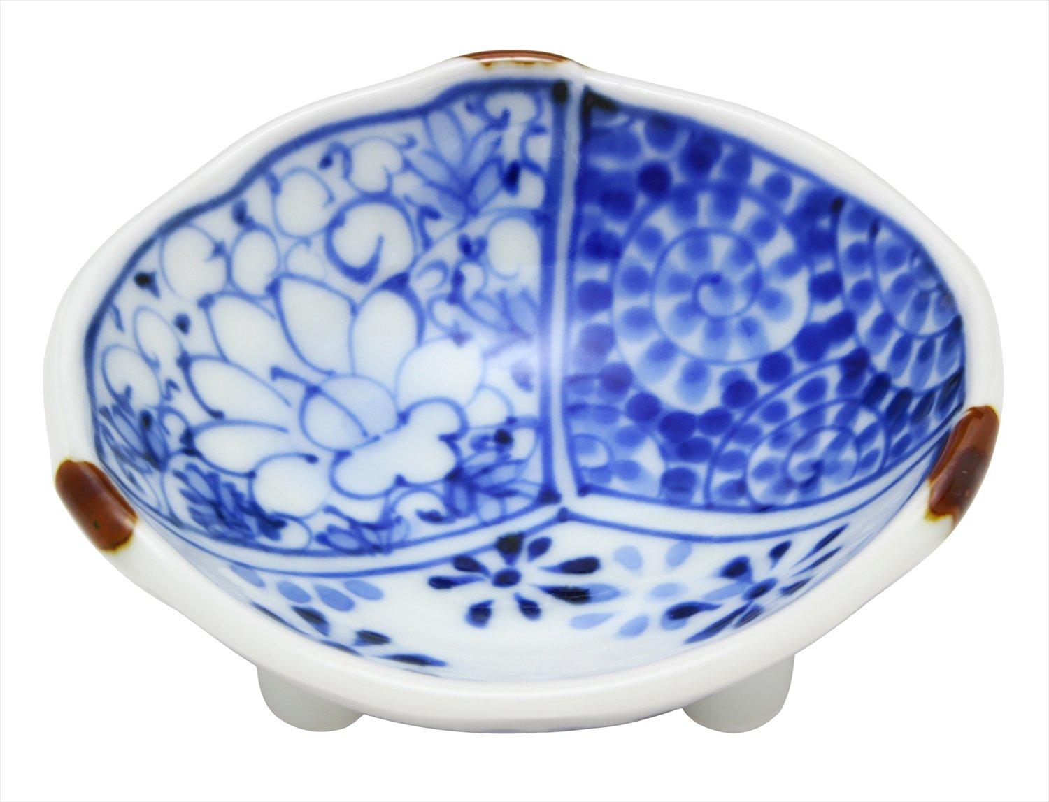 Arita ware Ojiyama kiln three-pattern design small dish
Arita ware Ojiyama kiln three-pattern design small dish