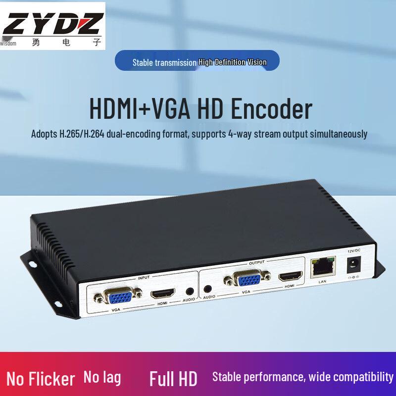 ZhiYong ZY-EHV1401 HDMI VGA Network Encoder
ZhiYong ZY-EHV1401 HDMI VGA Network Encoder