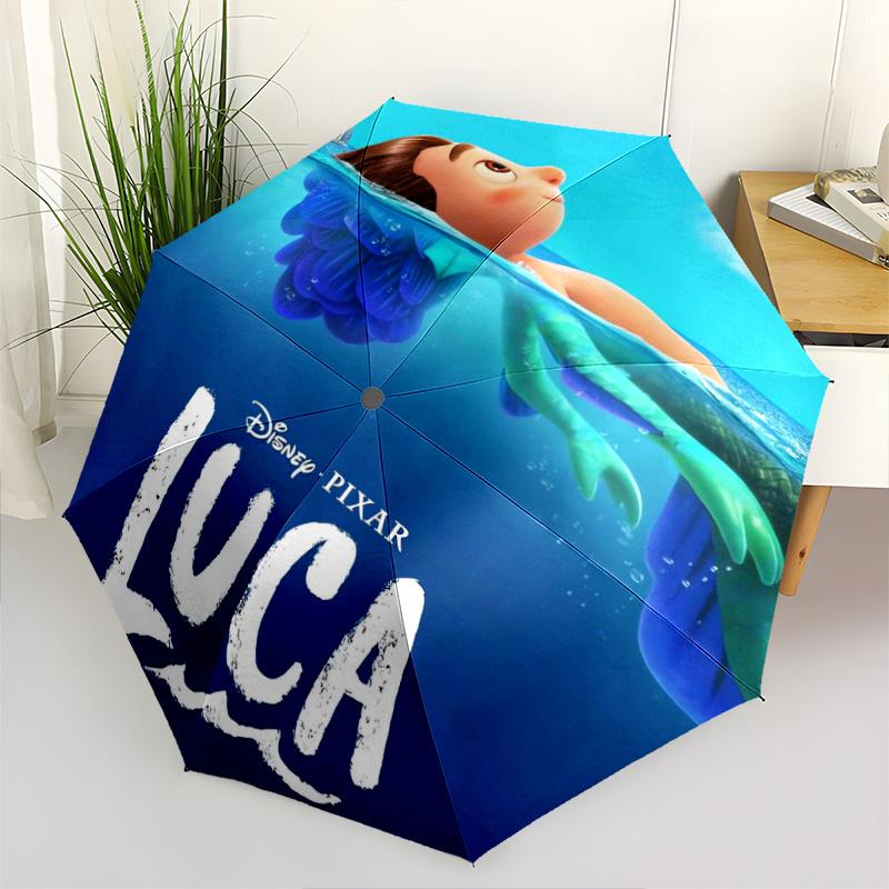 Disney Pixar Luca Mermaid Tail Automatic Folding Umbrella - 3 Folding Design, Vivid Cartoon Pattern, Suitable for Outdoor Activities, A Gift
Disney Pixar Luca Mermaid Tail Automatic Folding Umbrella - 3 Folding Design, Vivid Cartoon Pattern, Suitable for Outdoor Activities, A Gift