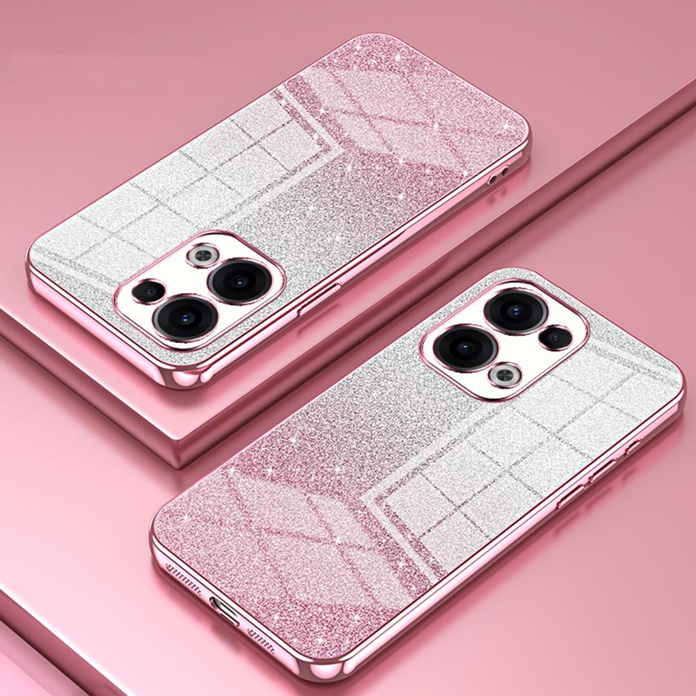 Для Oppo Reno13 5G (Глобальний) Чохол Гальванічне покриття Градієнт Блискітки ТПУ Чохол для телефону Blue
Для Oppo Reno13 5G (Глобальний) Чохол Гальванічне покриття Градієнт Блискітки ТПУ Чохол для телефону Blue