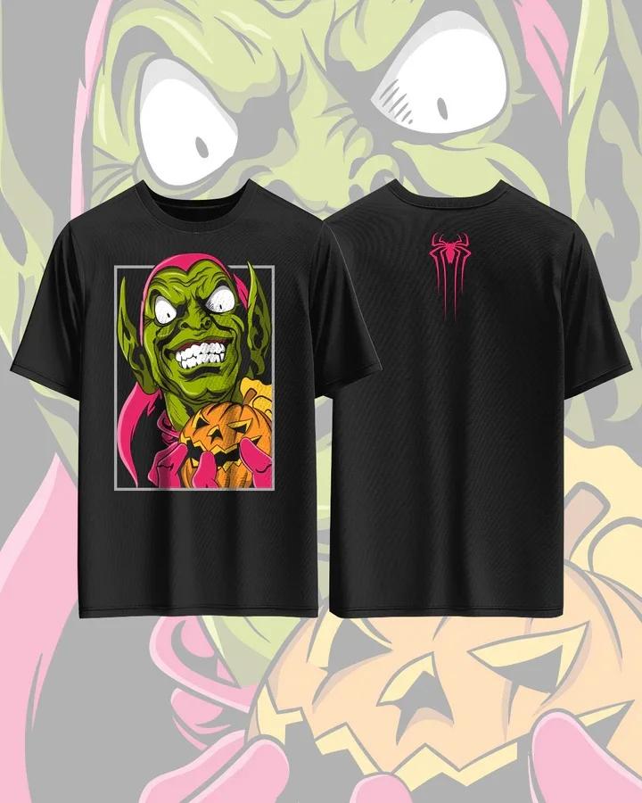 Marvel Green Goblin Pattern Printed Cotton T-shirt for Men and Women Anime Style Shirt Casual Fashion Loose Fans Daily Outfits S чёрный
Marvel Green Goblin Pattern Printed Cotton T-shirt for Men and Women Anime Style Shirt Casual Fashion Loose Fans Daily Outfits S чёрный