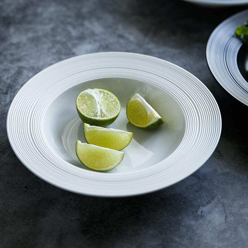 RuHan Striped Bone China Pasta & Soup Plate
RuHan Striped Bone China Pasta & Soup Plate