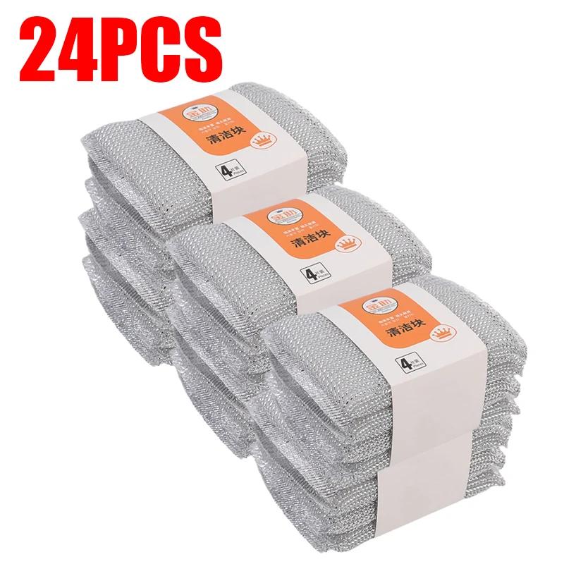 4/8/12/24 шт. Двусторонняя проволочная губка для мытья посуды Утолщенные салфетки для чистки серебряной проволокой Сковорода Кастрюля Мытье посуды Чистящая ткань Кухонная тряпка для посуды 24PCS-silver
4/8/12/24 шт. Двусторонняя проволочная губка для мытья посуды Утолщенные салфетки для чистки серебряной проволокой Сковорода Кастрюля Мытье посуды Чистящая ткань Кухонная тряпка для посуды 24PCS-silver