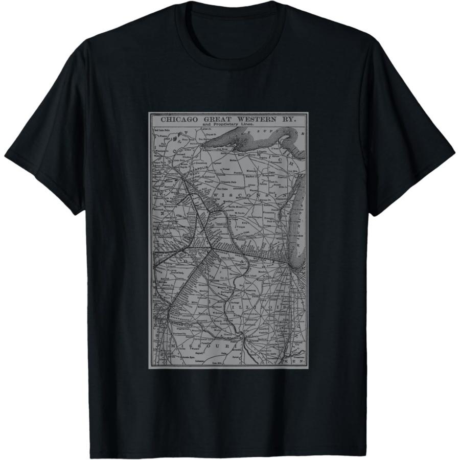 Vintage Chicago T-Shirt Great Railway Map Shirt Gift XXXXXL чорний
Vintage Chicago T-Shirt Great Railway Map Shirt Gift XXXXXL чорний