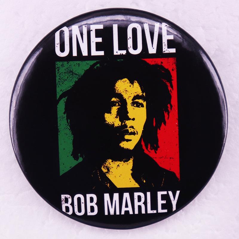 Bob Marley Singer Badge Pin
Bob Marley Singer Badge Pin