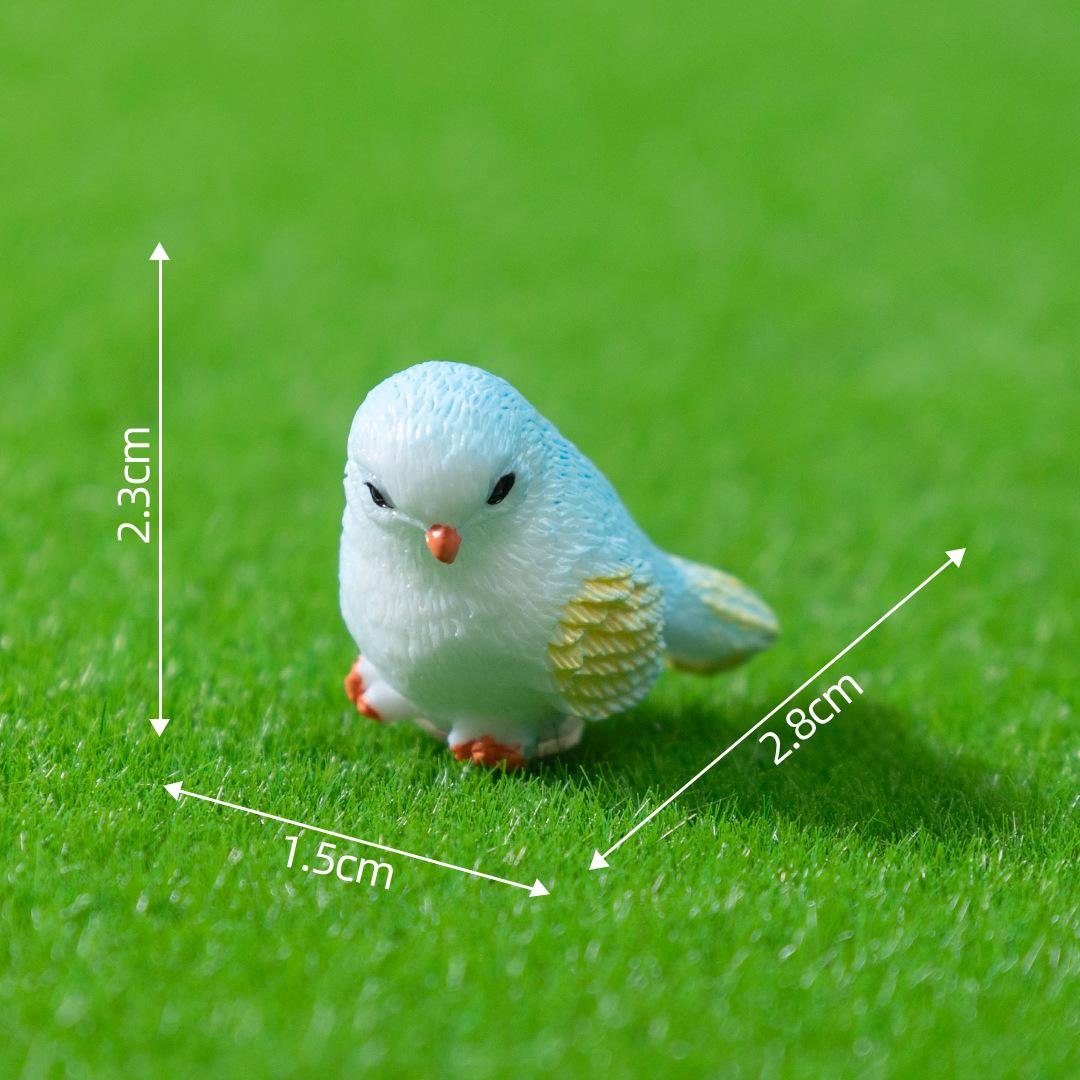 4pc Small Bird Figurines Miniature Animal Decorations for Garden Terrariums Fairy Gardens Succulent Plant Accessories Resin Craft Set One Size
4pc Small Bird Figurines Miniature Animal Decorations for Garden Terrariums Fairy Gardens Succulent Plant Accessories Resin Craft Set One Size