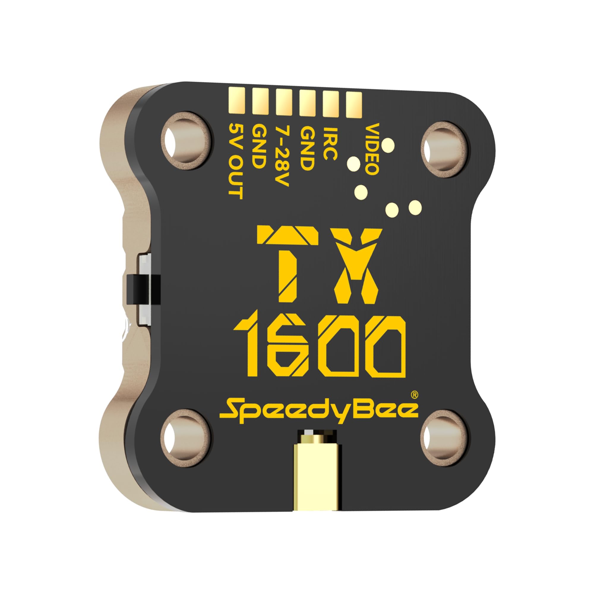 SpeedyBee TX Ultra FPV FPV Video Transmitter Max 7g Mounting Hole Supported with MMCX Antenna for IRC Trump Pit Analog FPV VTXTX1600 1.6W 2020mm &
SpeedyBee TX Ultra FPV FPV Video Transmitter Max 7g Mounting Hole Supported with MMCX Antenna for IRC Trump Pit Analog FPV VTXTX1600 1.6W 2020mm &