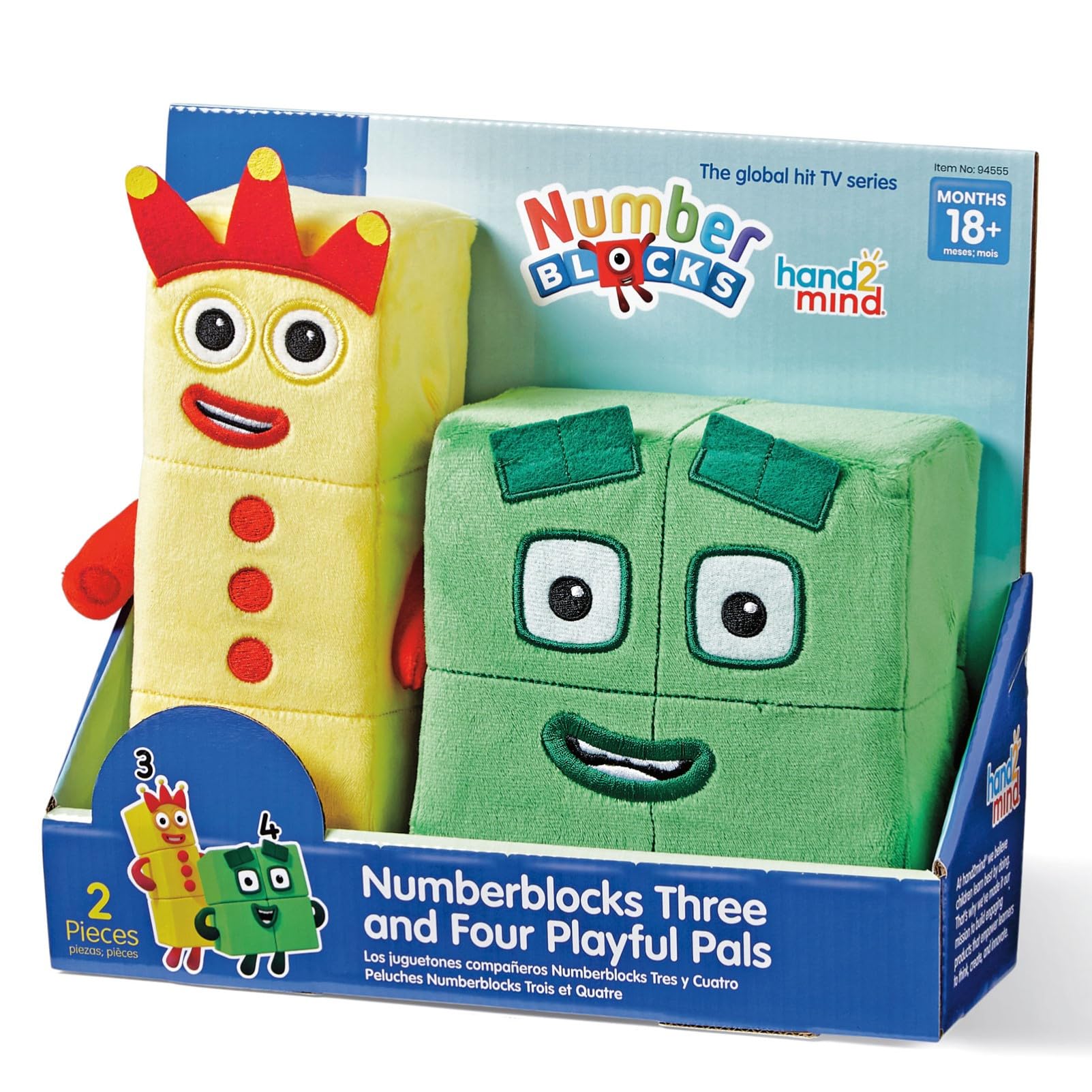 Numberblocks Character Plush Toy, Best Friends Three & Four, 94555, Authentic
Numberblocks Character Plush Toy, Best Friends Three & Four, 94555, Authentic