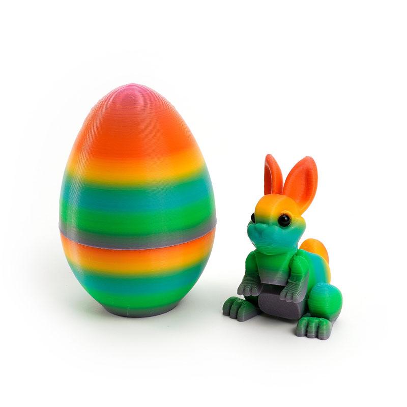 3D Printed Rabbit Eggs Figurines Toys Easter Rabbit Animal Model Toys Home Desktop Ornament Happy Easter Gift for Kids
3D Printed Rabbit Eggs Figurines Toys Easter Rabbit Animal Model Toys Home Desktop Ornament Happy Easter Gift for Kids