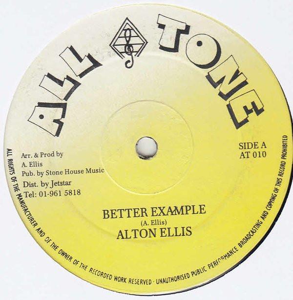 12inch Record ALTON ELLIS / BAMMY & TAN TAN - Better Example / Praise Jah AT010 All Tone UK Reggae, Ska & Dub Used
12inch Record ALTON ELLIS / BAMMY & TAN TAN - Better Example / Praise Jah AT010 All Tone UK Reggae, Ska & Dub Used