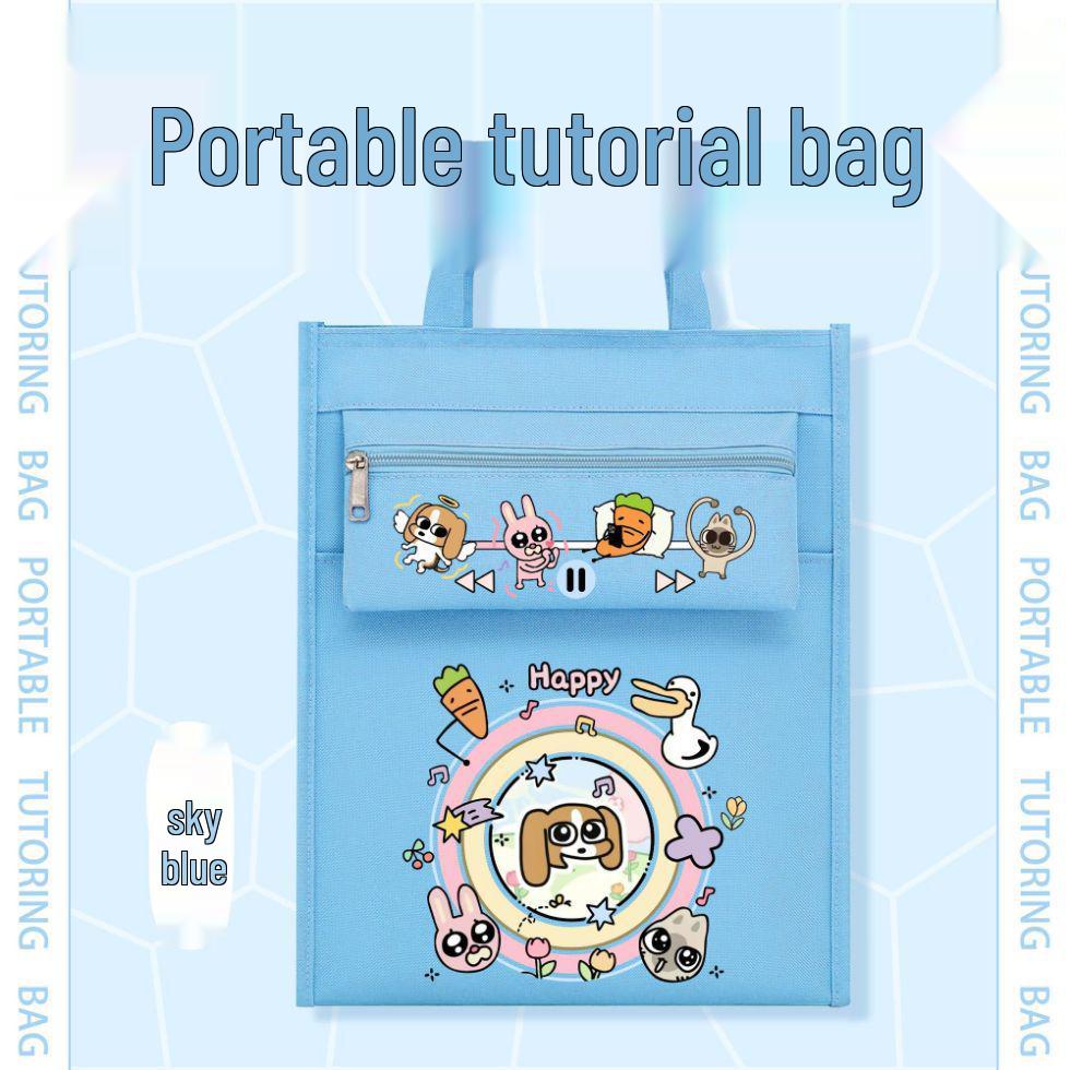 Siam Li Pu Cute Cartoon Canvas Bag for Students - Junior & High School Book Tote and College Student Handbag 28cm Length, 11cm Width, 32cm Height
Siam Li Pu Cute Cartoon Canvas Bag for Students - Junior & High School Book Tote and College Student Handbag 28cm Length, 11cm Width, 32cm Height