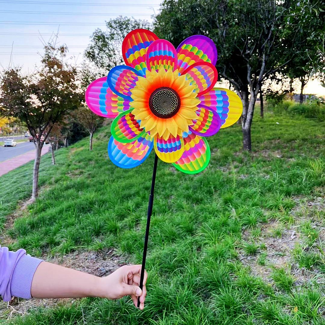 Sunflower & Insect Outdoor Pinwheel Toy for Kids - Colorful Hot Air Balloon Design
Sunflower & Insect Outdoor Pinwheel Toy for Kids - Colorful Hot Air Balloon Design