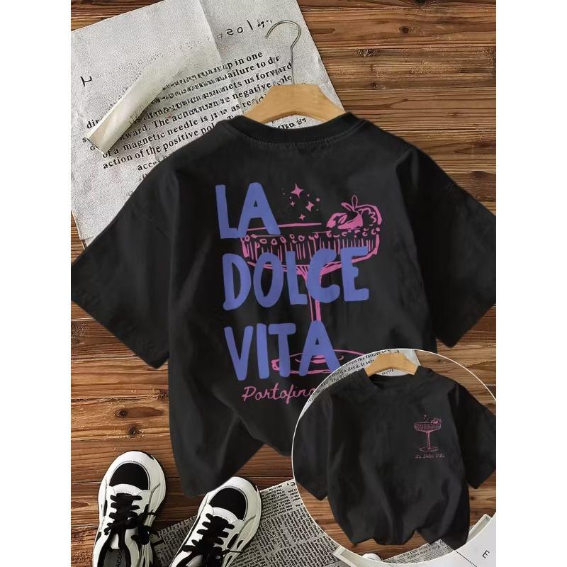 Womens TShirt White Top with La Vita Portofino Italia Graphic PrintStars Martini Glass DesignCasual Short Sleeve Crew Neck S
Womens TShirt White Top with La Vita Portofino Italia Graphic PrintStars Martini Glass DesignCasual Short Sleeve Crew Neck S