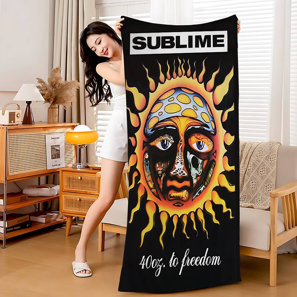 S-Sublime Band Microfiber Blanket Quick Drying Beach Towels Oversized Printing Super Absorbent Pool Towel Blanket W30*H60(CM)
S-Sublime Band Microfiber Blanket Quick Drying Beach Towels Oversized Printing Super Absorbent Pool Towel Blanket W30*H60(CM)
