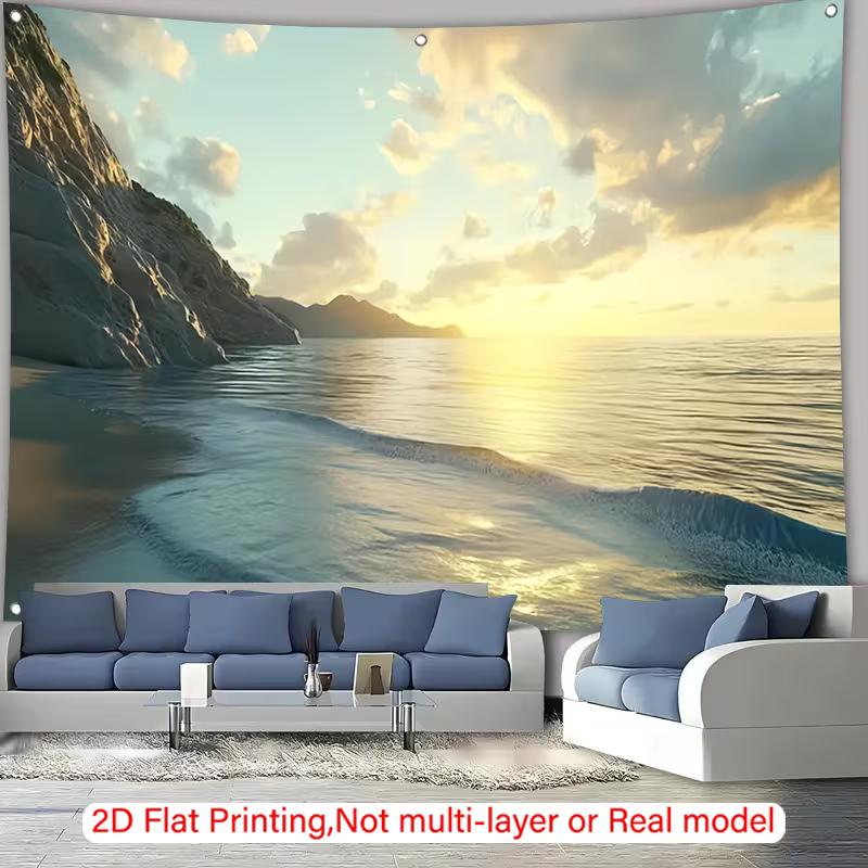 2D Peaceful Beach Backdrop for Coastal & Tropical Themed Events 47.2x31.5inch/120*80cm
2D Peaceful Beach Backdrop for Coastal & Tropical Themed Events 47.2x31.5inch/120*80cm