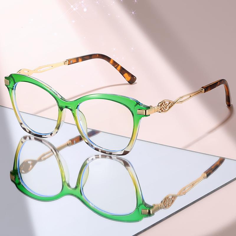 Chic Oversized Cat-Eye Glasses: Black Frame with Gold Accents, Anti-Blue Light Lenses for Trendy Work & Study Wear зелёный
Chic Oversized Cat-Eye Glasses: Black Frame with Gold Accents, Anti-Blue Light Lenses for Trendy Work & Study Wear зелёный