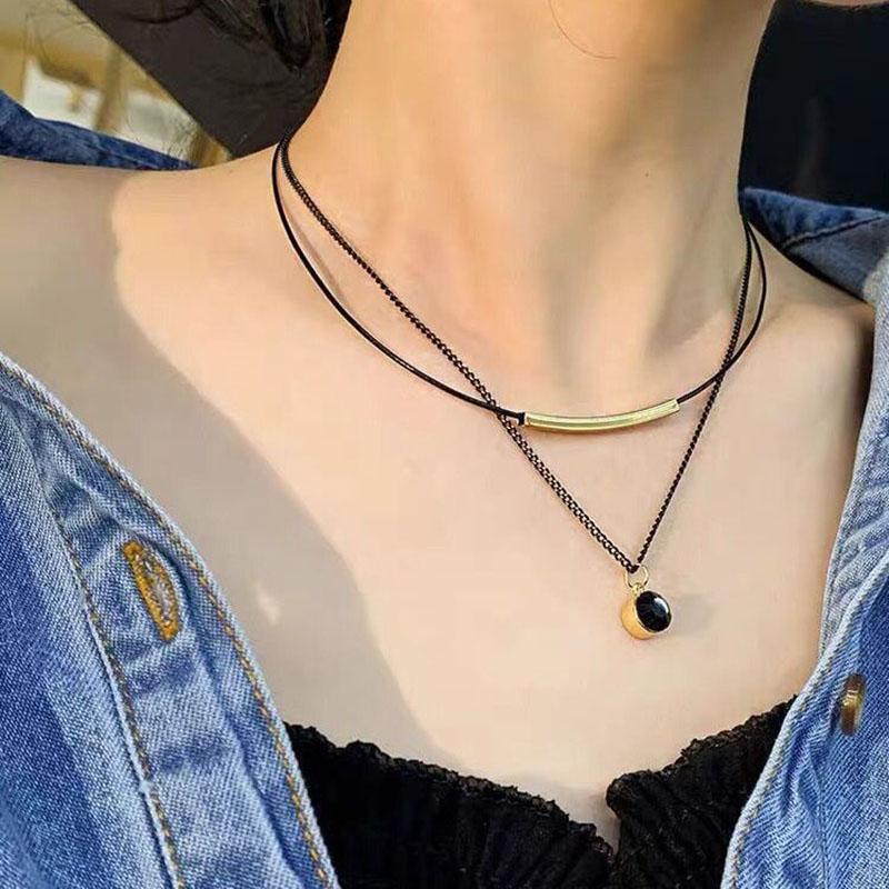 Black Rhinestone Charm Clavicle Chain Sexy Cool Necklace For Women Girls Double-layer Choker Birthday Jewelry Gifts чёрный
Black Rhinestone Charm Clavicle Chain Sexy Cool Necklace For Women Girls Double-layer Choker Birthday Jewelry Gifts чёрный