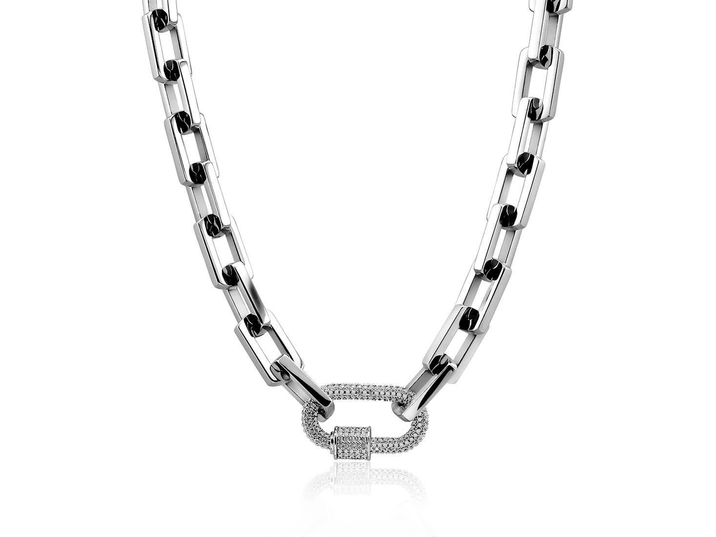 INS Fashion Chunky Chain Zircon Pendant Minimalist Necklace 18K Gold Silver Plated Paperclip Chain Carabiner Lock Necklace
INS Fashion Chunky Chain Zircon Pendant Minimalist Necklace 18K Gold Silver Plated Paperclip Chain Carabiner Lock Necklace