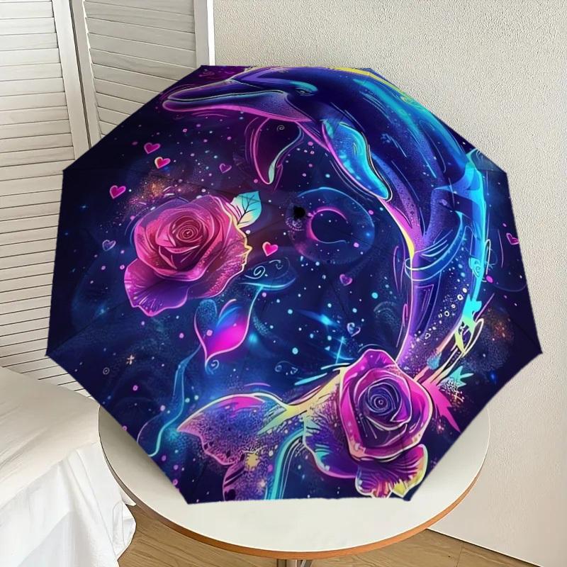 1pc Neon Dolphins Roses Heart Umbrella with Plastic Handle,Suitable for All Seasons Home Travel Outdoor UmbrellaDD420
1pc Neon Dolphins Roses Heart Umbrella with Plastic Handle,Suitable for All Seasons Home Travel Outdoor UmbrellaDD420