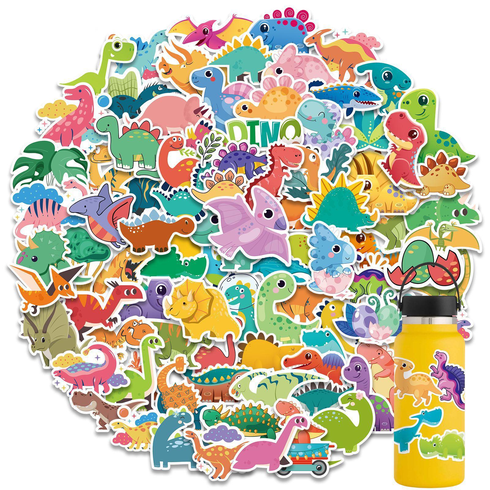 100 Big-Eyed Dinosaur Stickers, Cute Children S Reward Stickers, Stationery, Water Glasses, Notebooks, Waterproof Graffiti Stickers
100 Big-Eyed Dinosaur Stickers, Cute Children S Reward Stickers, Stationery, Water Glasses, Notebooks, Waterproof Graffiti Stickers