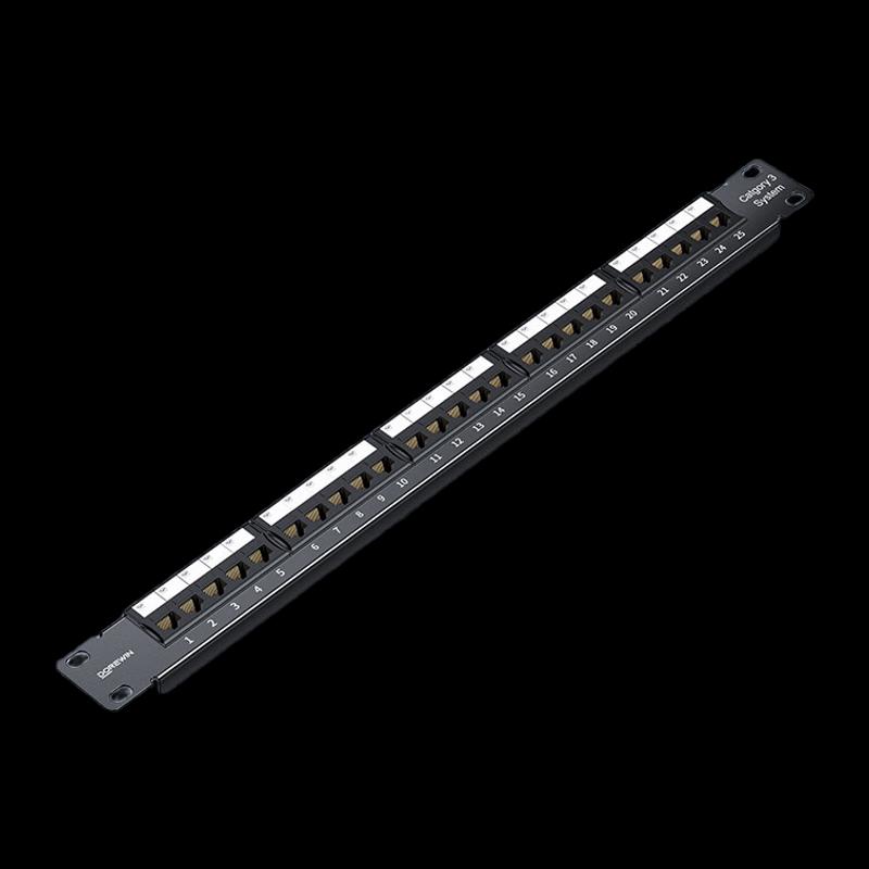 DOREWIN Cat6 1U Rackmount Network Patch Panel
DOREWIN Cat6 1U Rackmount Network Patch Panel