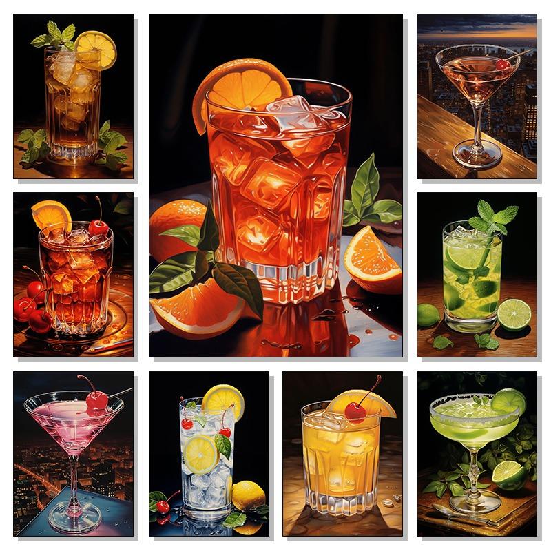 Abstract Colorful Cocktail Drink Poster Canvas Painting and Print Wall Pictures for Bar Club Restaurant Kitchen Room Decor Gifts 21cm×30cm NoFrame
Abstract Colorful Cocktail Drink Poster Canvas Painting and Print Wall Pictures for Bar Club Restaurant Kitchen Room Decor Gifts 21cm×30cm NoFrame