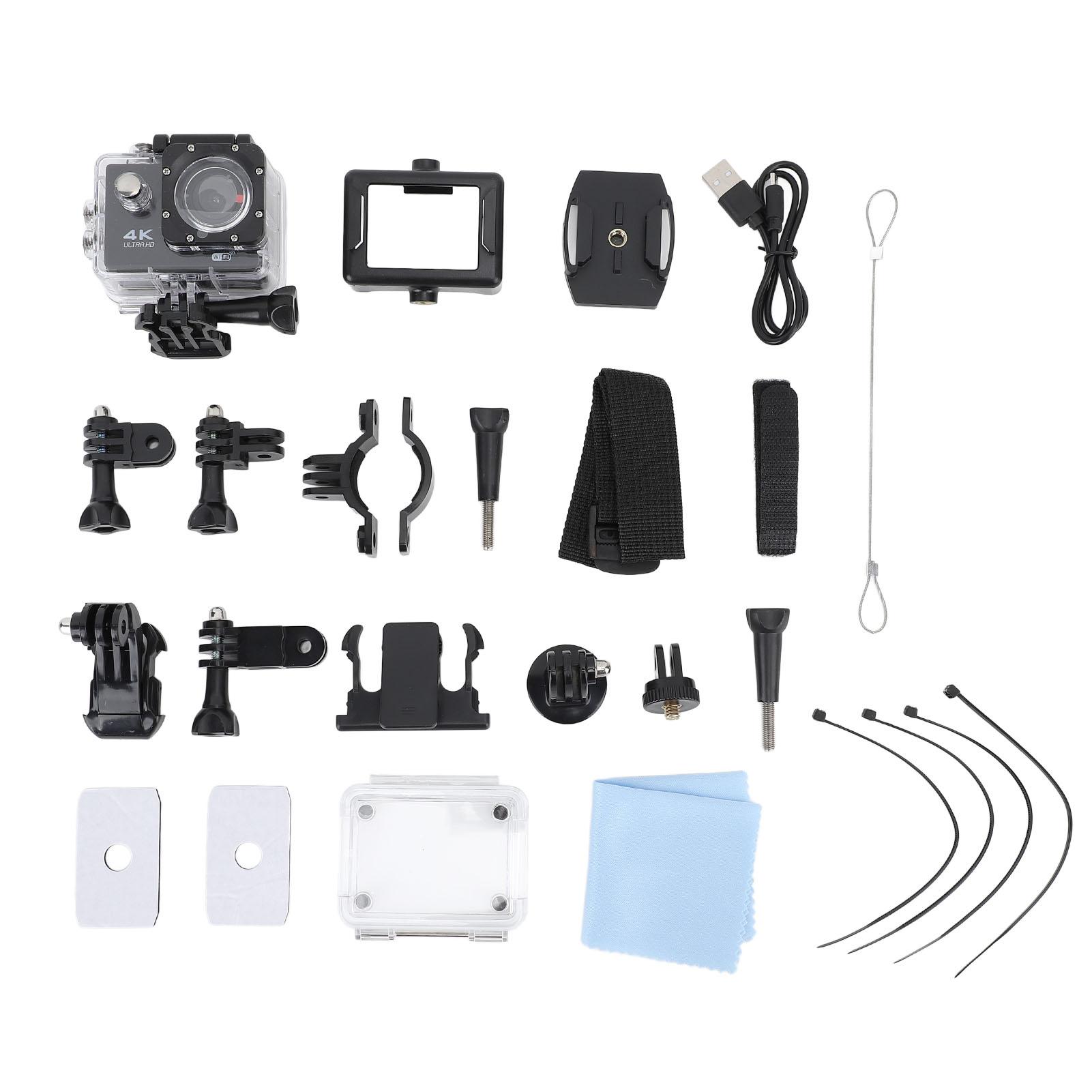 4K 30FPS Action Camera Ultra HD Underwater Camera 98FT Waterproof Camera WiFi Sports Cam with
4K 30FPS Action Camera Ultra HD Underwater Camera 98FT Waterproof Camera WiFi Sports Cam with