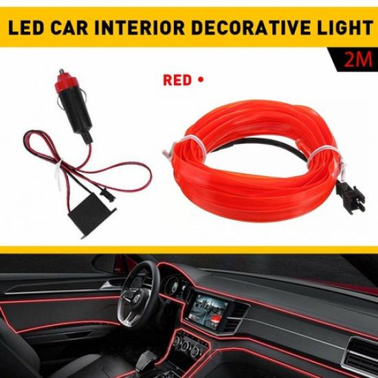 Universal Interior Car Decor Atmosphere Wire LED Light Lamp Strip Trim Accessory
Universal Interior Car Decor Atmosphere Wire LED Light Lamp Strip Trim Accessory