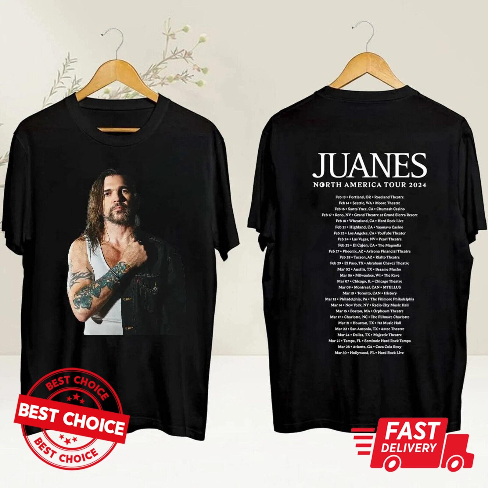Juanes North American 2024 Tour Shirt S-3XL Q7845 2XL
Juanes North American 2024 Tour Shirt S-3XL Q7845 2XL