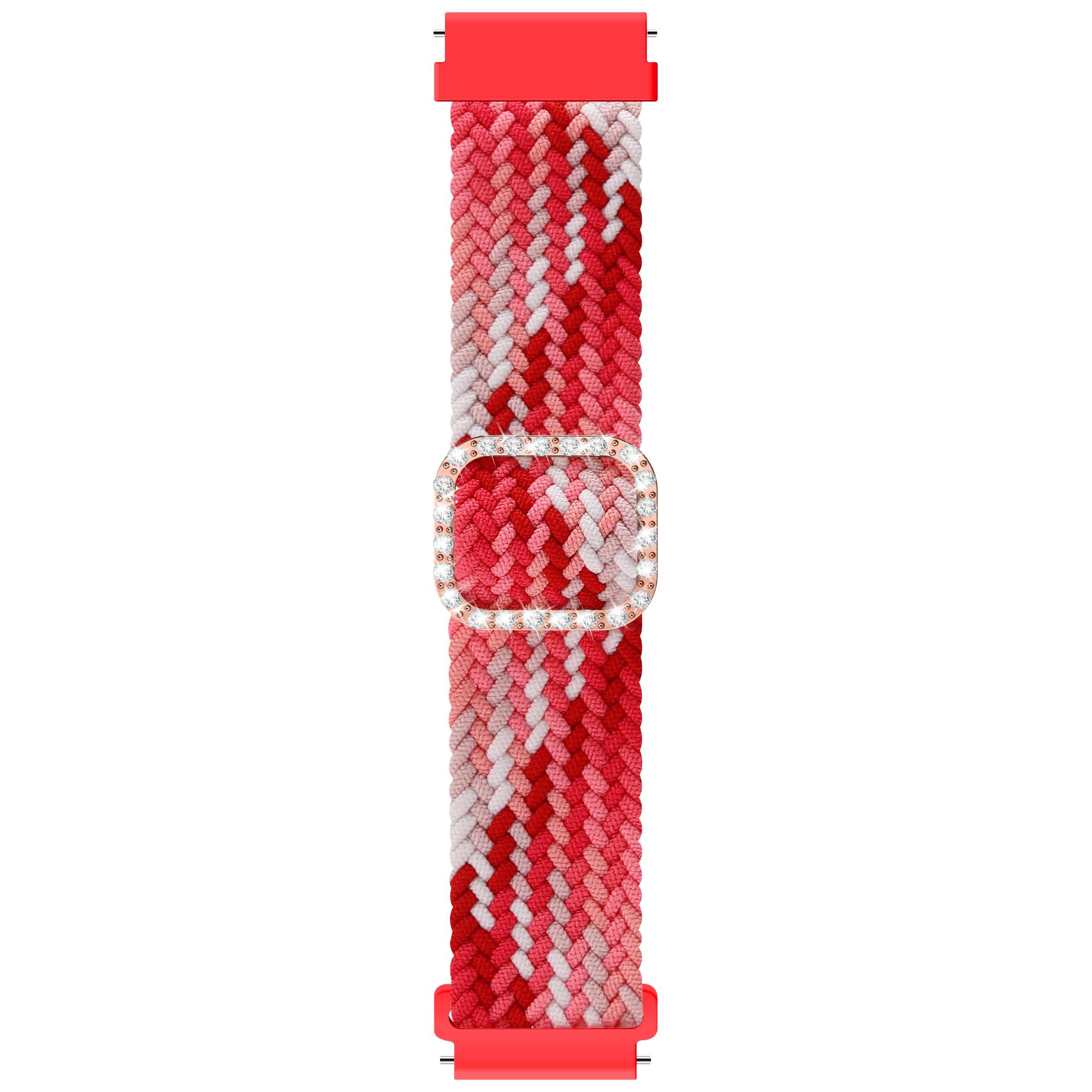 Nylon Braided Rhinestone Buckle Adjustable Watch Band Wrist Strap 20mm for Samsung Galaxy Watch Active/Galaxy Watch 42mm/Gear Sport Purple
Nylon Braided Rhinestone Buckle Adjustable Watch Band Wrist Strap 20mm for Samsung Galaxy Watch Active/Galaxy Watch 42mm/Gear Sport Purple