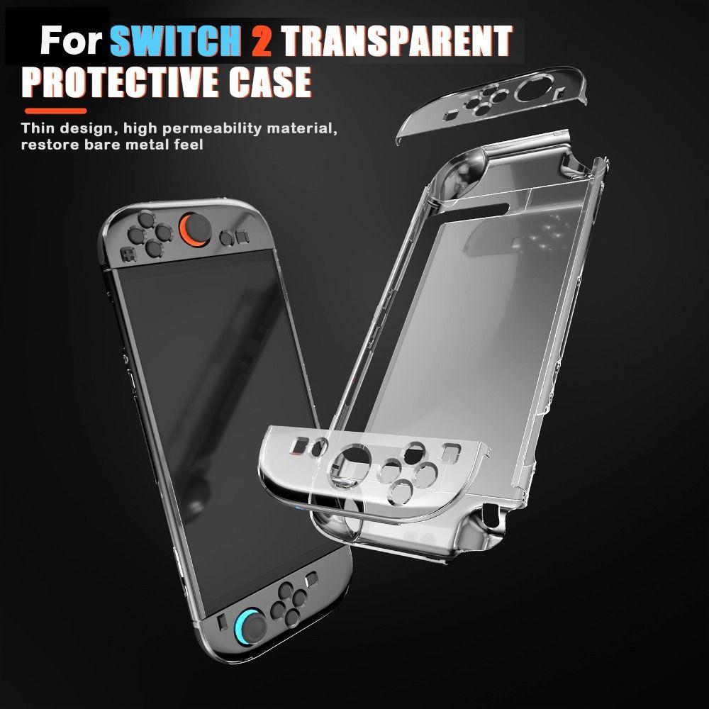 PC Protective Case Transparent Game Console Cover New Hard Shell for Nintendo Switch 2 Accessories
PC Protective Case Transparent Game Console Cover New Hard Shell for Nintendo Switch 2 Accessories