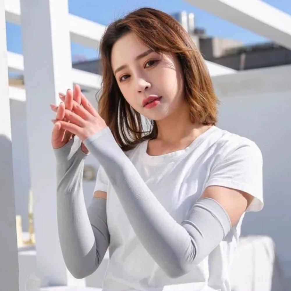 UV Insulation Ice Silk Sleeves Seamless Cycling Sleeve Gloves Elastic Sunscreen Sleeve Summer рожевий
UV Insulation Ice Silk Sleeves Seamless Cycling Sleeve Gloves Elastic Sunscreen Sleeve Summer рожевий