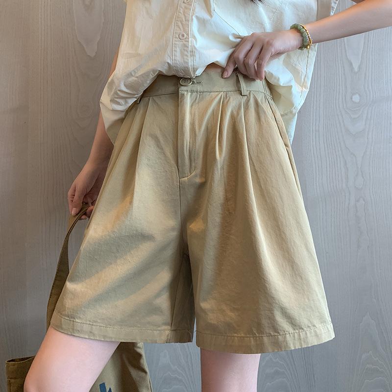 Women s High-Waist Slimming A-line Cotton Shorts - Summer Casual Japanese Style L хакі
Women s High-Waist Slimming A-line Cotton Shorts - Summer Casual Japanese Style L хакі