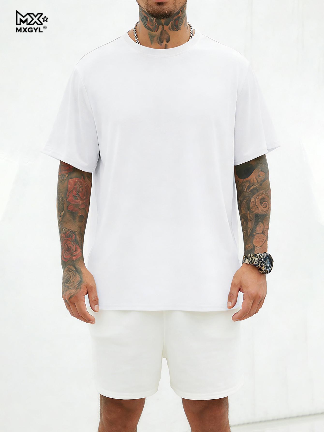 Летняя мужская повседневная спортивная свободная большого размера с принтом в виде буквы удобная футболка с круглым вырезом и коротким рукавом M белый
Летняя мужская повседневная спортивная свободная большого размера с принтом в виде буквы удобная футболка с круглым вырезом и коротким рукавом M белый