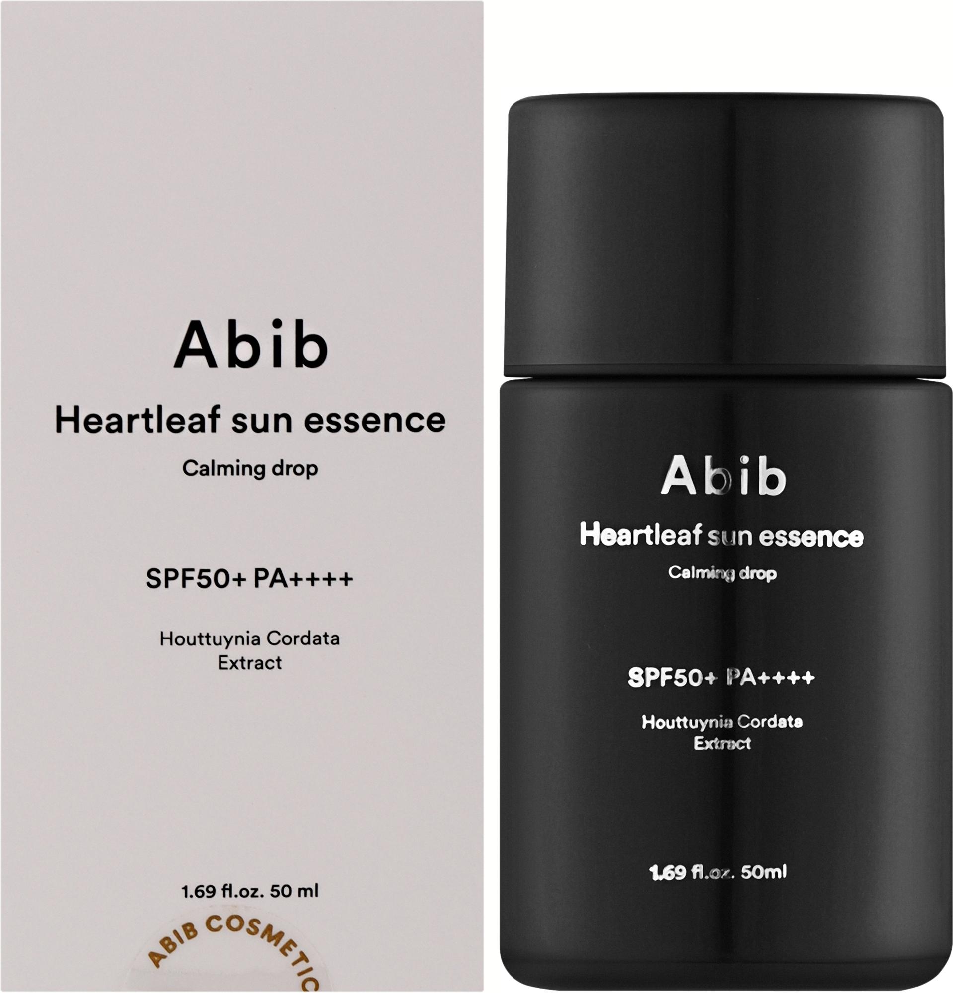 Abib Heartleaf Sun Essence Calming Drop SPF50+ PA++++ 50ml / Moisturizing, Korean Cosmetics, Kbeauty
Abib Heartleaf Sun Essence Calming Drop SPF50+ PA++++ 50ml / Moisturizing, Korean Cosmetics, Kbeauty