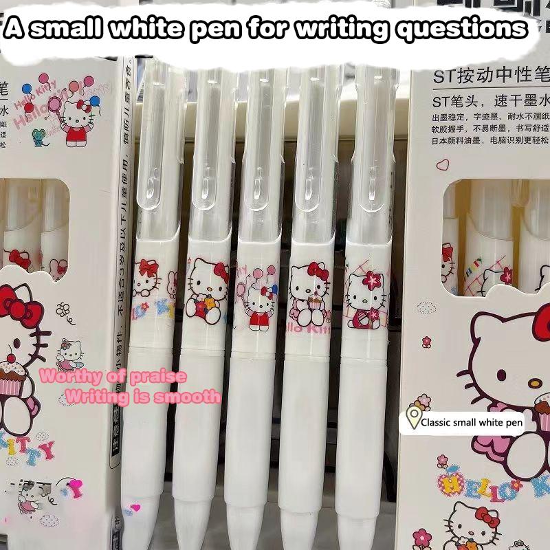 5 Pcs Boxed Cartoon Cute Hello Kitty Press Neutral Pens 0.5 Mm Black Ink Quick Drying No Smudge Smooth Gel Pens Stationery Gifts
5 Pcs Boxed Cartoon Cute Hello Kitty Press Neutral Pens 0.5 Mm Black Ink Quick Drying No Smudge Smooth Gel Pens Stationery Gifts