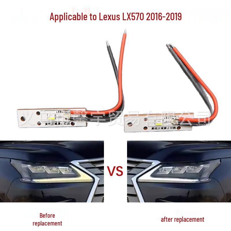 Lexus LX570 Headlight Chip Ballast DRL Light Board (2016-2019) Right Side (2 pieces)
Lexus LX570 Headlight Chip Ballast DRL Light Board (2016-2019) Right Side (2 pieces)
