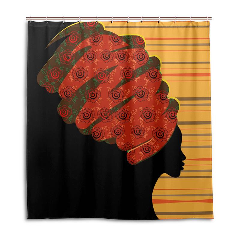 Newest African Woman Shower Curtain Waterproof 100% Polyester Fabric Printing Bath Curtain For Home Bathroom Decor Curtains W60H190(CM)-1 Pcs
Newest African Woman Shower Curtain Waterproof 100% Polyester Fabric Printing Bath Curtain For Home Bathroom Decor Curtains W60H190(CM)-1 Pcs