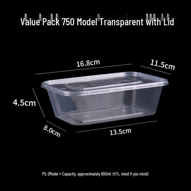 Disposable Rectangular Plastic Lunch Box with Lid
Disposable Rectangular Plastic Lunch Box with Lid