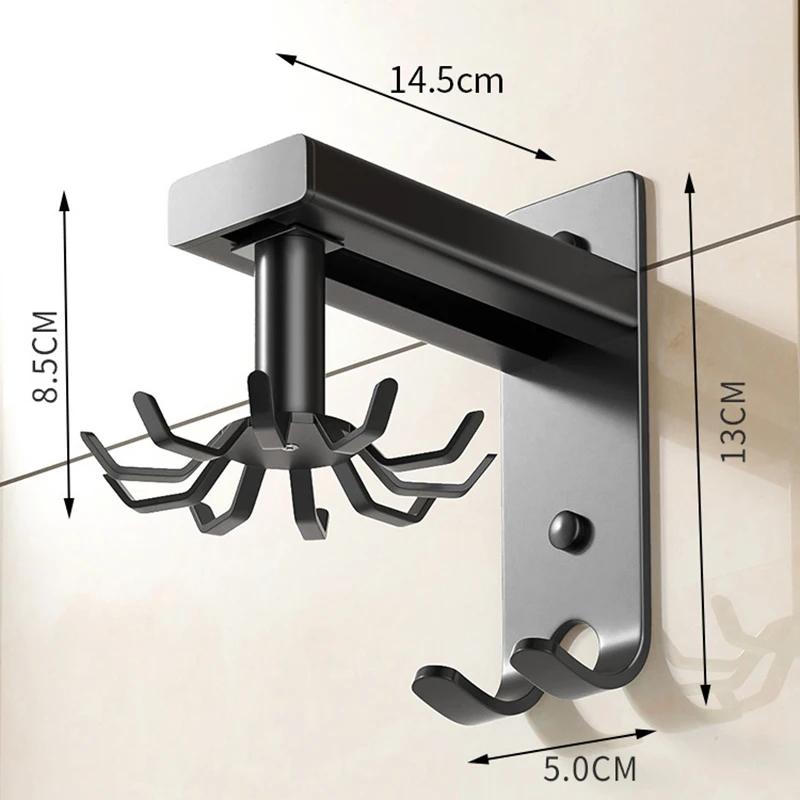 Hanging Hooks kitchen and Storage Organizer Gadgets Shelf Organizer Housekeeper on Wall Cutting Board Spatula Spoon Knife Rack 10 Hooks чорний
Hanging Hooks kitchen and Storage Organizer Gadgets Shelf Organizer Housekeeper on Wall Cutting Board Spatula Spoon Knife Rack 10 Hooks чорний