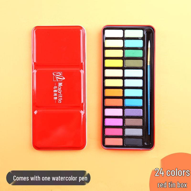 Magritte Набір акварельних гуашевих фарб для початківців - Портативна ручна палітра
Magritte Набір акварельних гуашевих фарб для початківців - Портативна ручна палітра