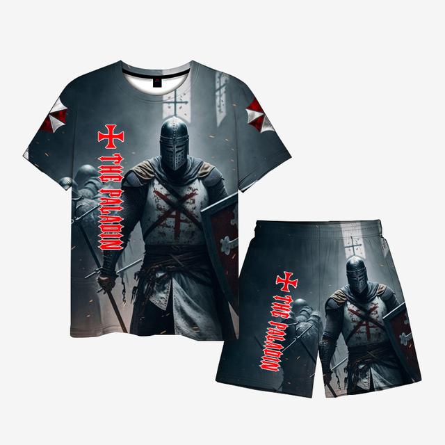 Летняя модная мужская футболка с 3D принтом тамплиеров, комплект Harajuku, мужская футболка с коротким рукавом, спортивная одежда для фитнеса Asian size XL
Летняя модная мужская футболка с 3D принтом тамплиеров, комплект Harajuku, мужская футболка с коротким рукавом, спортивная одежда для фитнеса Asian size XL