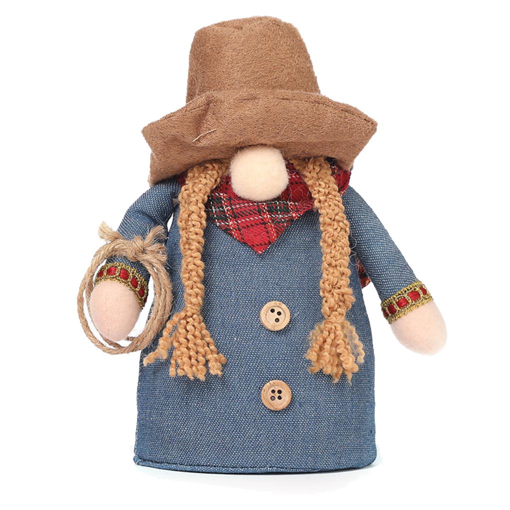 Halloween Faceless Doll Decoration Cute Rudolf Boys Girls Ornament with Cowboy Hat Party Props Gnome Decor Supplies Kids Toys
Halloween Faceless Doll Decoration Cute Rudolf Boys Girls Ornament with Cowboy Hat Party Props Gnome Decor Supplies Kids Toys