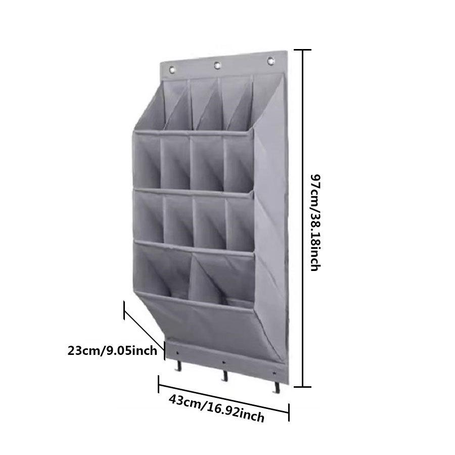 Oxford 14-Pocket Multi-layer Over-the-Door Hanging Shoe and Sundries Storage Bag 14 Pockets
Oxford 14-Pocket Multi-layer Over-the-Door Hanging Shoe and Sundries Storage Bag 14 Pockets