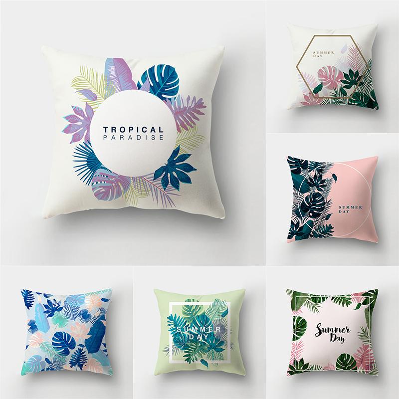 45x45cm Fresh Summer Leaf Waist Pillow Cover Living Room Sofa Office Car Seat Waist Cushion Cushion Cover Home Decoration
45x45cm Fresh Summer Leaf Waist Pillow Cover Living Room Sofa Office Car Seat Waist Cushion Cushion Cover Home Decoration