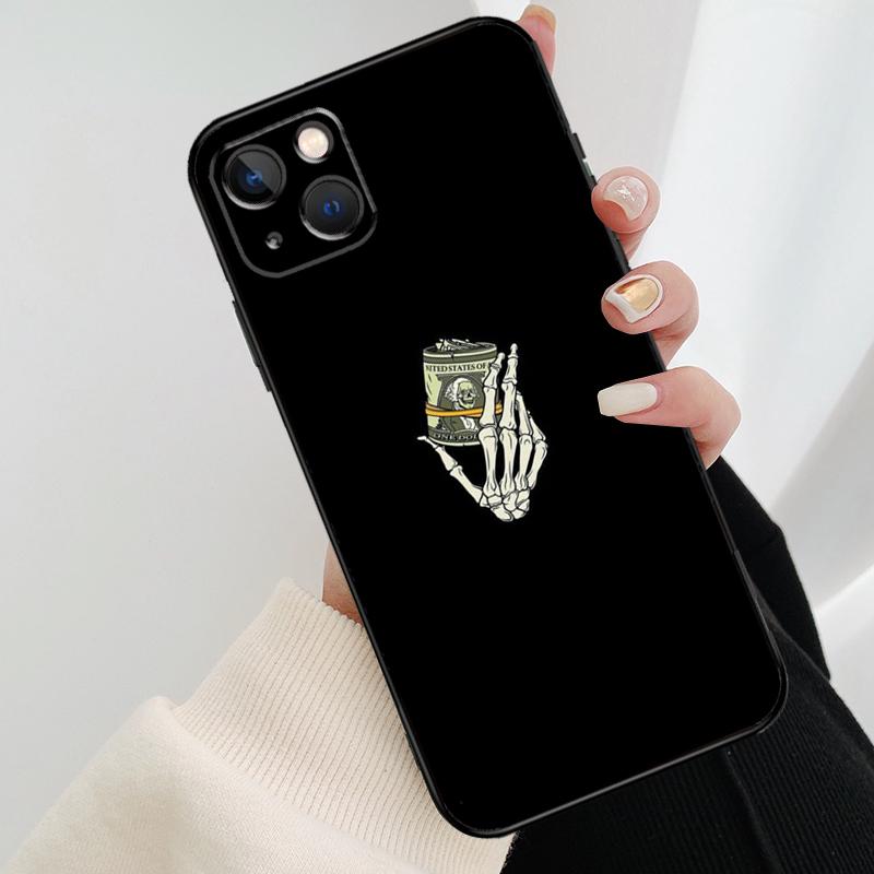 Black Aesthetics Skull Skeleton Phone Case For iPhone 17 Pro Max 14 13 12 11 15 16 Pro Max mini 15 16 Plus 16e 17 Air Cover iPhone 12
Black Aesthetics Skull Skeleton Phone Case For iPhone 17 Pro Max 14 13 12 11 15 16 Pro Max mini 15 16 Plus 16e 17 Air Cover iPhone 12
