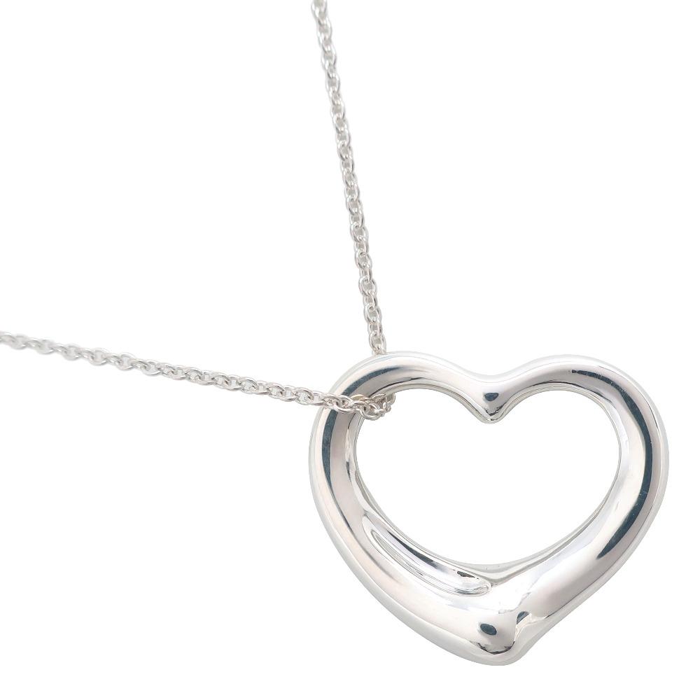 TIFFANY&Co. Open Heart Medium Necklace Elsa Peretti Silver925 heart 10.2g Women Used
TIFFANY&Co. Open Heart Medium Necklace Elsa Peretti Silver925 heart 10.2g Women Used