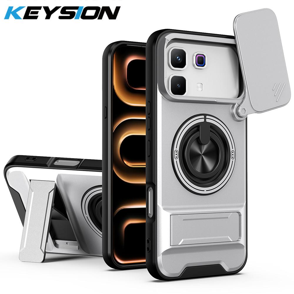 Магнітний чохол KEYSION для Infinix Note 60 Pro 5G Захист камери зсувною кришкою Вертикальна підставка Кільце 360° Ударостійка задня кришка for Infinix Note 60 Pro 5G срібний
Магнітний чохол KEYSION для Infinix Note 60 Pro 5G Захист камери зсувною кришкою Вертикальна підставка Кільце 360° Ударостійка задня кришка for Infinix Note 60 Pro 5G срібний
