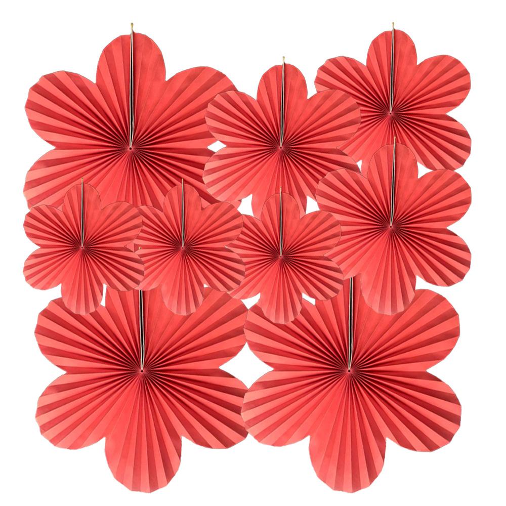 9PCS Photography Props Paper Flowers Hanging Fans Background Paper Floral Wedding Style 11
9PCS Photography Props Paper Flowers Hanging Fans Background Paper Floral Wedding Style 11