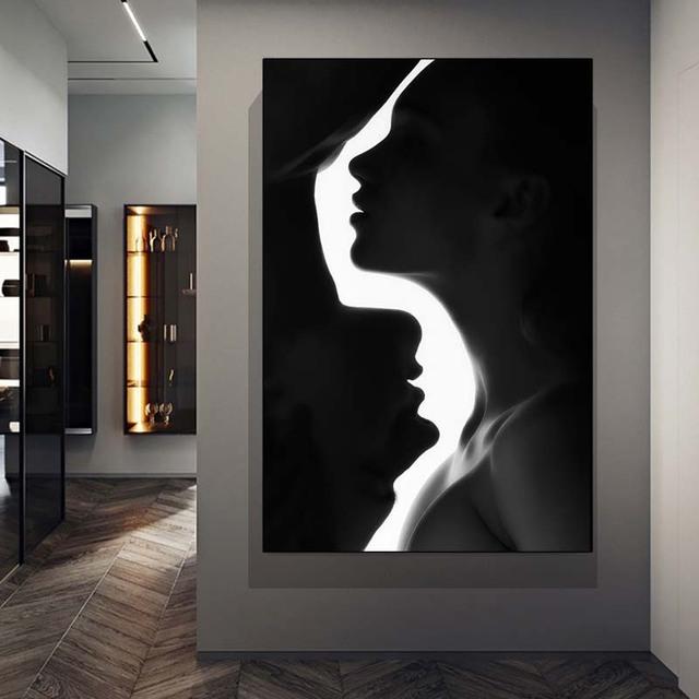 Абстрактная черно-белая пара поцелуев, холст, картина, постеры и принты, картина для Cuadros, гостиная, домашний декор, без рамки 20cm×40cm No Frame
Абстрактная черно-белая пара поцелуев, холст, картина, постеры и принты, картина для Cuadros, гостиная, домашний декор, без рамки 20cm×40cm No Frame